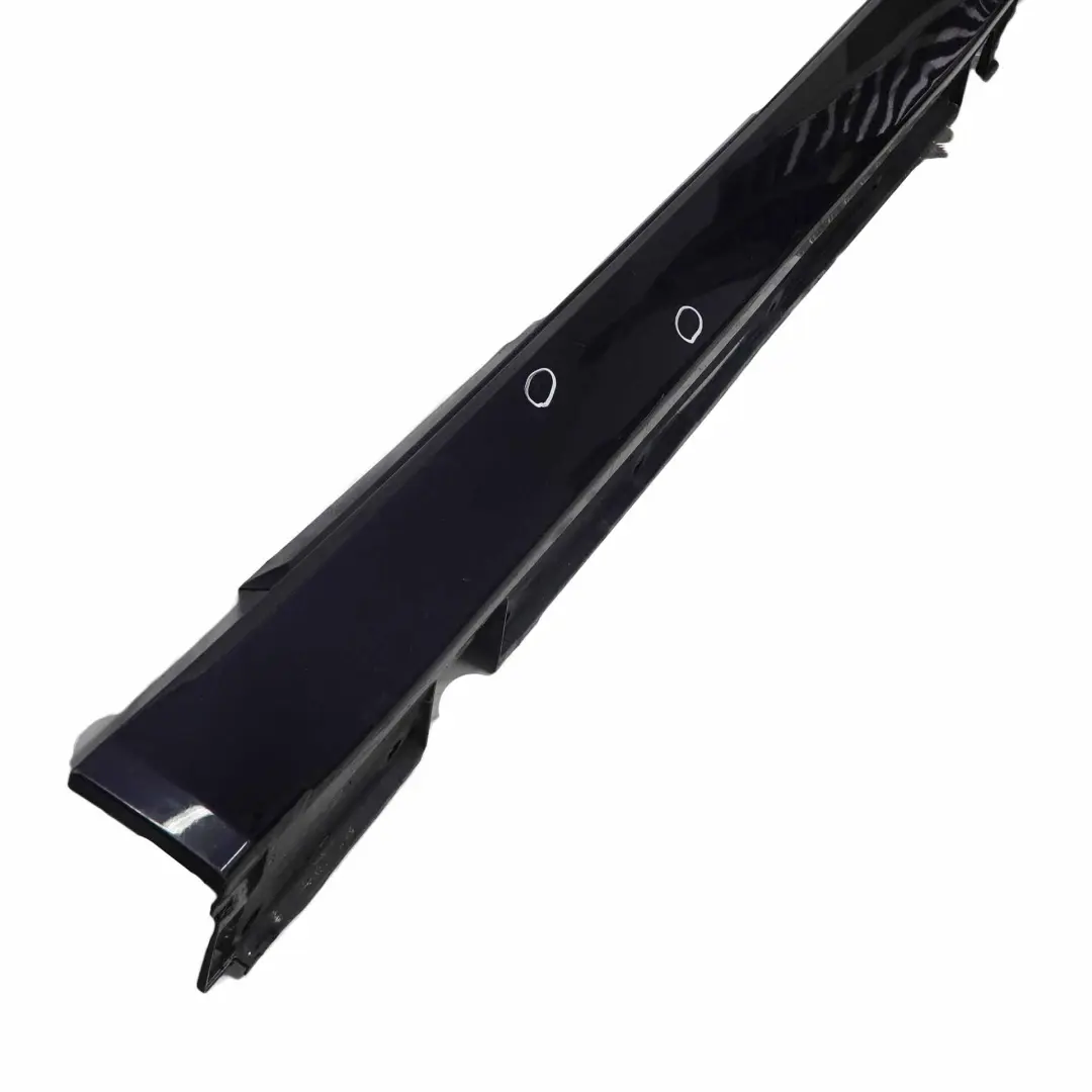 BMW E60 E61 LCI Schwellerleiste Blende Schweller Links Monacoblau Blau A35 - SKU 0422464-MB2 - Teilenummer 0422464