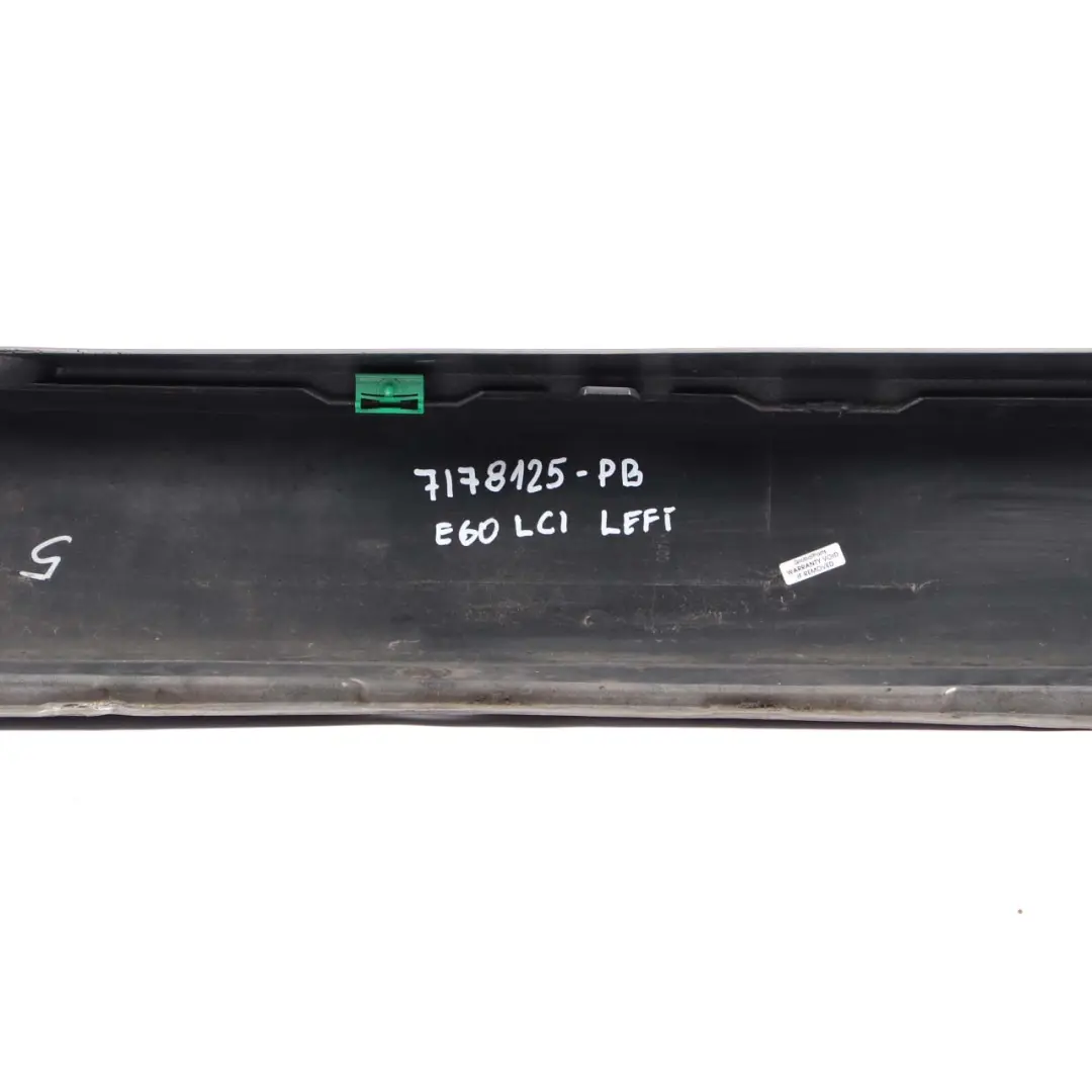 Nakładka Listwa Progowa Lewa Lewy Brązowa do BMW E60 LCI o numerze 0422464 BMW E60 LCI Nakładka Listwa Progowa Lewa Lewy Brązowa - SKU 0422464-PB1 - Numer Części 0422464