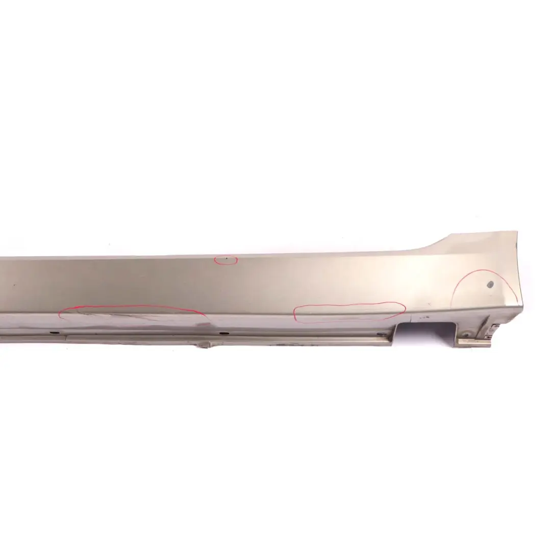 Nakładka Listwa Progowa Lewa Lewy Brązowa do BMW E60 LCI o numerze 0422464 BMW E60 LCI Nakładka Listwa Progowa Lewa Lewy Brązowa - SKU 0422464-PB1 - Numer Części 0422464