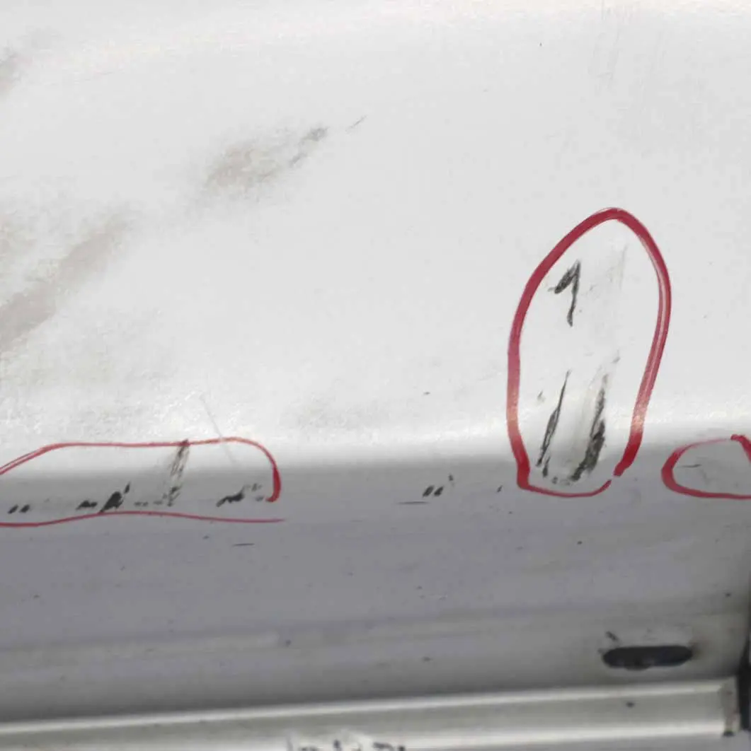 BMW E60 LCI Side Skirt Door Sill Cover Left N/S Titan Silver Metallic - 354 - SKU 0422464-TS2 - Part number 0422464