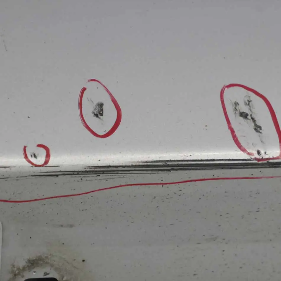 BMW E60 LCI Side Skirt Door Sill Cover Left N/S Titan Silver Metallic - 354 - SKU 0422464-TS2 - Part number 0422464