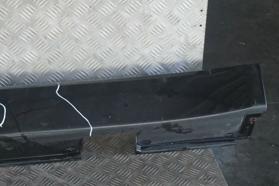 BMW 5 Series E60 E61 LCI 2 Door Sill Cover Side Skirt Right O/S Schwarz 2 Black - SKU 0422465-SCH2 - Part number 0422465