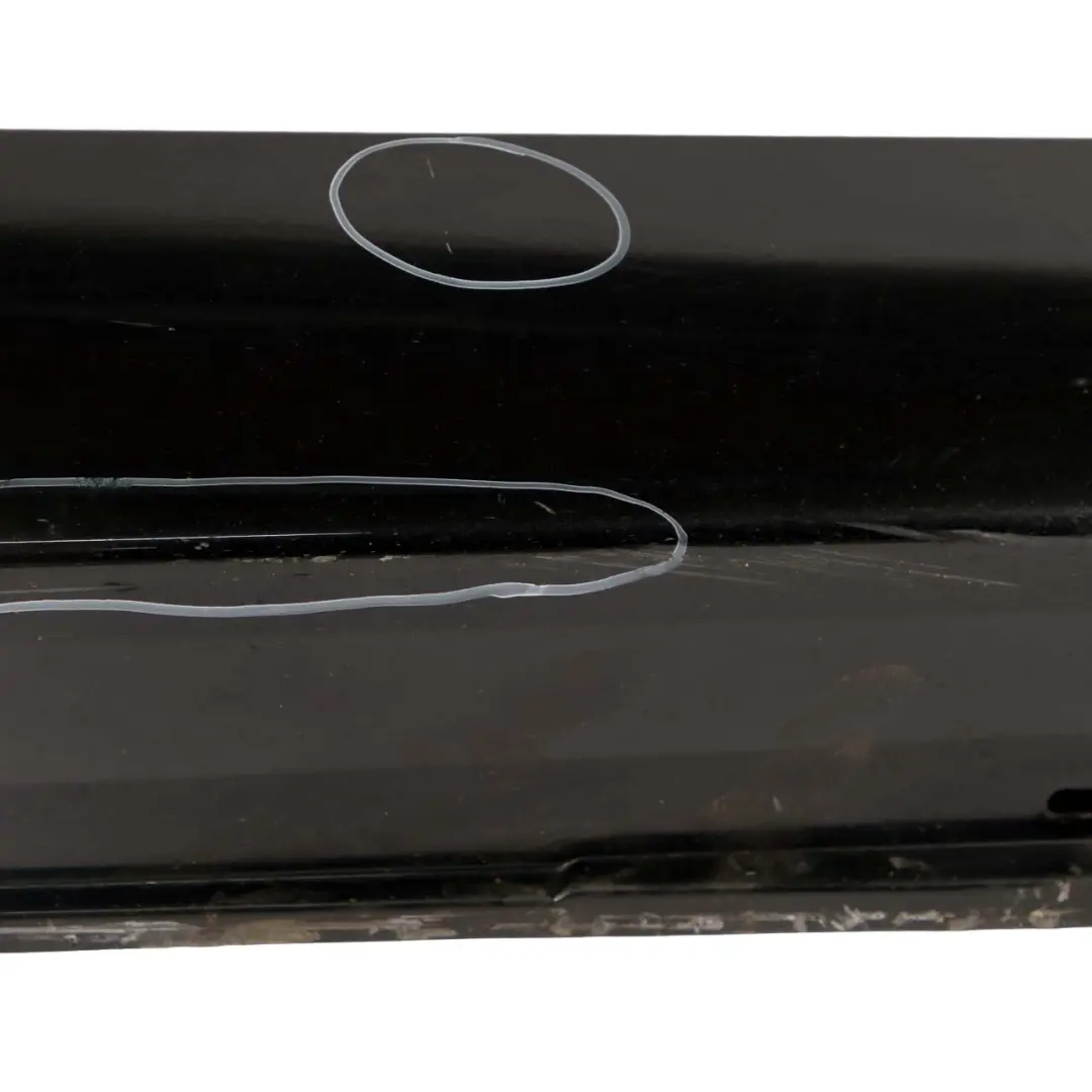 BMW E60 LCI Side Skirt Door Sill Cover Right O/S E61 LCI Black Sapphire - 475 - SKU 0422465-BS - Part number 422465