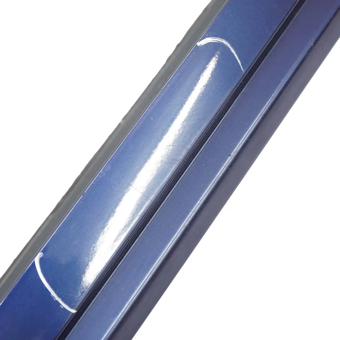 Door Sill Cover Side Skirt Right O/S Tiefseeblau Blue - A76 to BMW 5 E60 E61 LCI with Part number 0422465 BMW 5 E60 E61 LCI Door Sill Cover Side Skirt Right O/S Tiefseeblau Blue - A76 - SKU 0422465-DSB1 - Part number 0422465