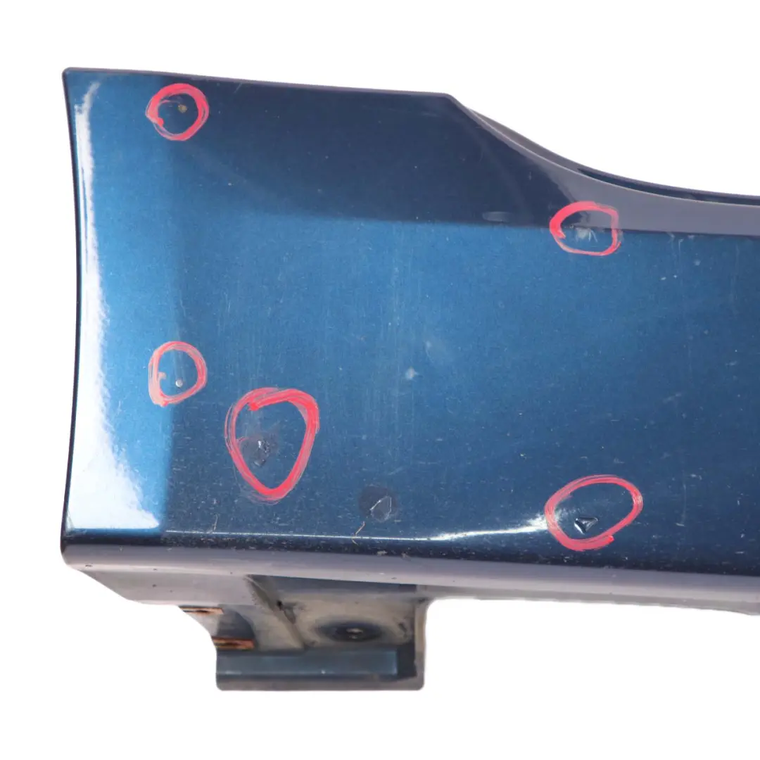 Door Sill Cover Side Skirt Right O/S Tiefseeblau Blue - A76 to BMW 5 E60 E61 LCI with Part number 0422465 BMW 5 E60 E61 LCI Door Sill Cover Side Skirt Right O/S Tiefseeblau Blue - A76 - SKU 0422465-DSB - Part number 0422465