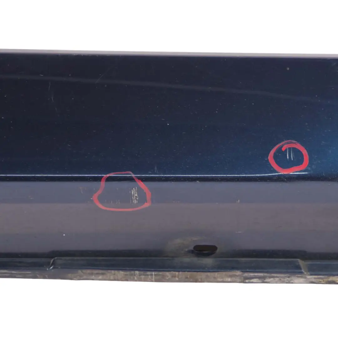 Door Sill Cover Side Skirt Right O/S Tiefseeblau Blue - A76 to BMW 5 E60 E61 LCI with Part number 0422465 BMW 5 E60 E61 LCI Door Sill Cover Side Skirt Right O/S Tiefseeblau Blue - A76 - SKU 0422465-DSB - Part number 0422465