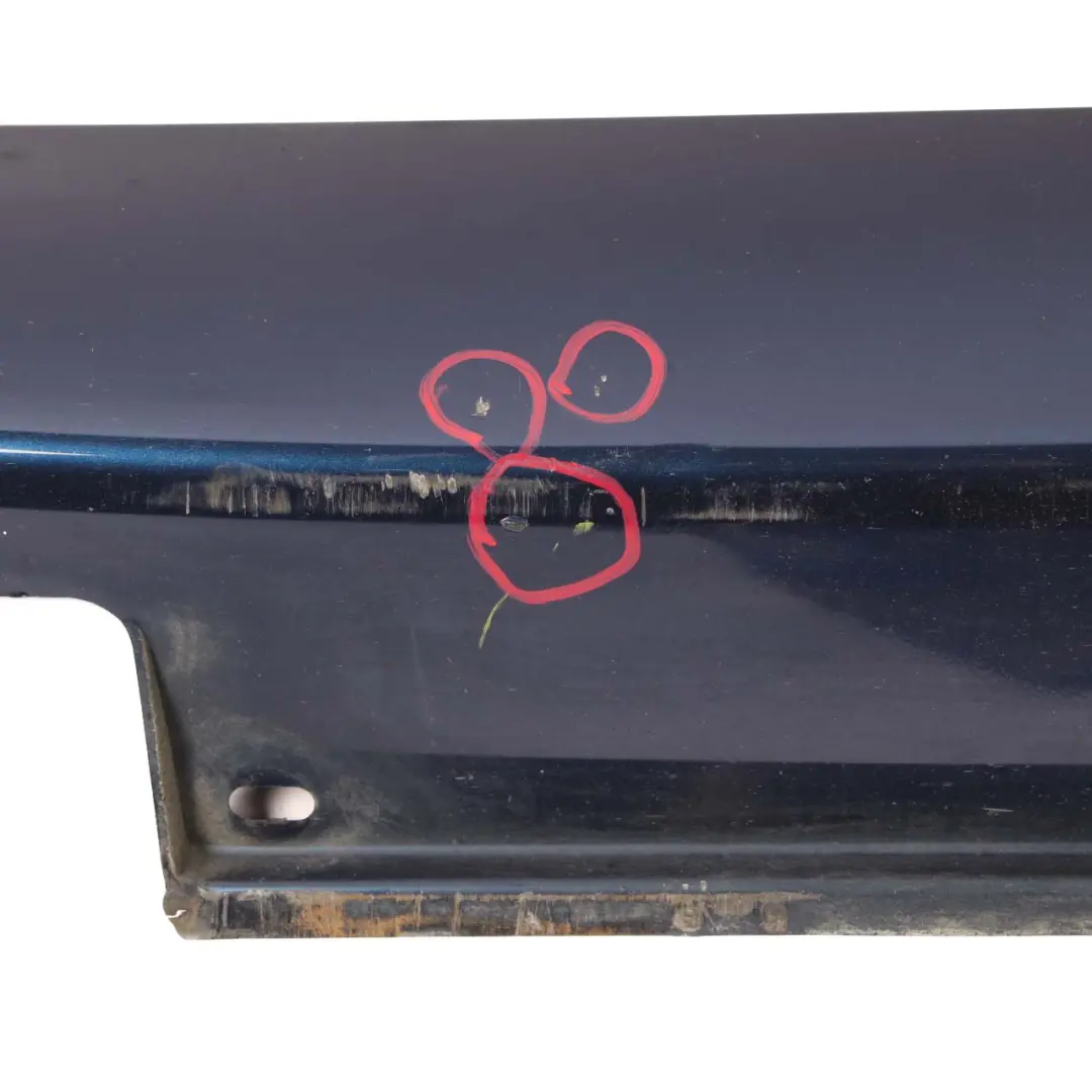 Door Sill Cover Side Skirt Right O/S Tiefseeblau Blue - A76 to BMW 5 E60 E61 LCI with Part number 0422465 BMW 5 E60 E61 LCI Door Sill Cover Side Skirt Right O/S Tiefseeblau Blue - A76 - SKU 0422465-DSB - Part number 0422465