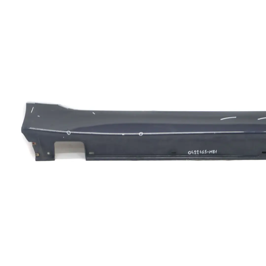 BMW E60 E61 LCI Puerta Sill Tapa Faldon Lateral Derecho Monacoblau Azul - A35 - SKU 0422465-MB1 - Número de pieza 0422465
