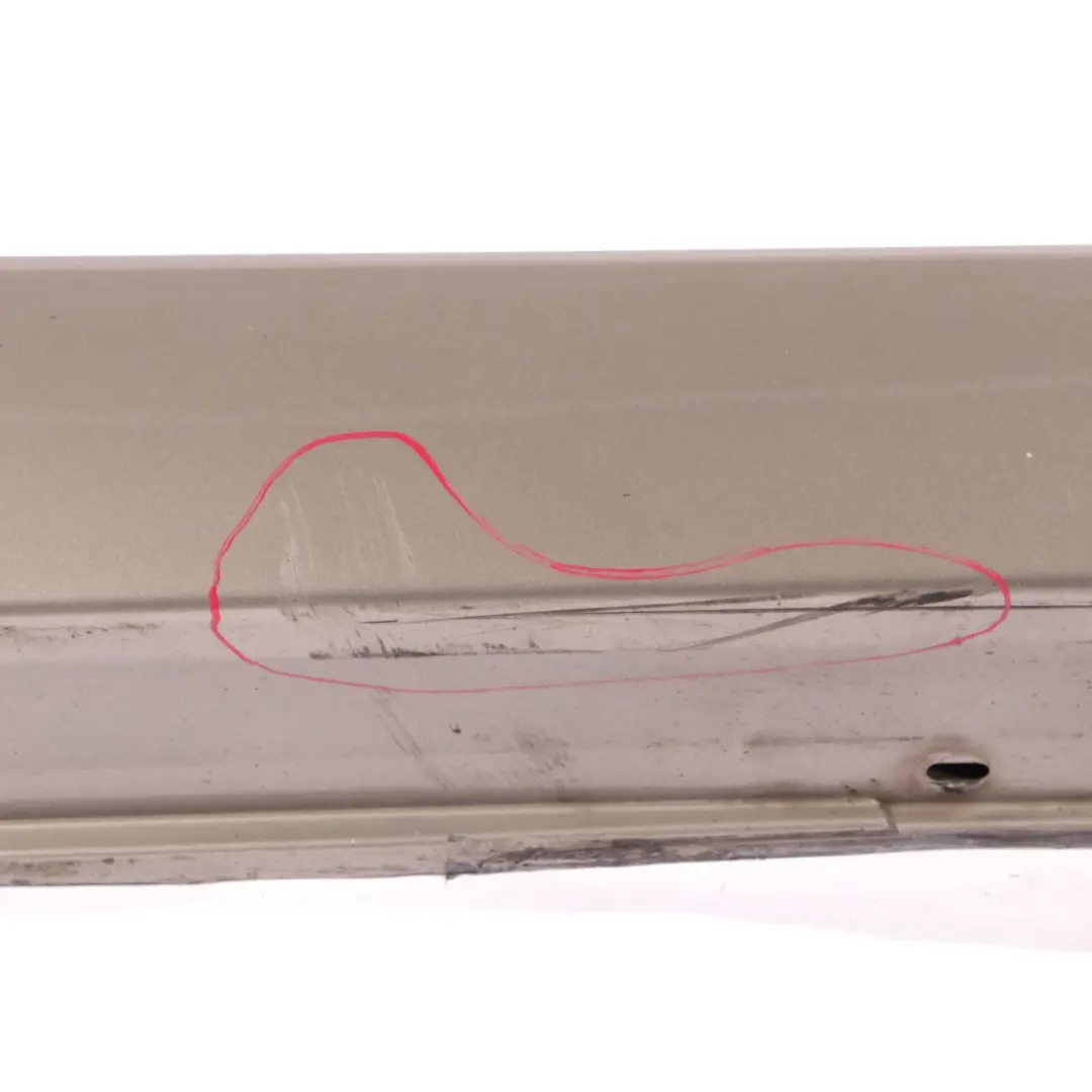 Right O/S Door Sill Cover Side Skirt Platinbronze Bronze A53 to BMW 5 E60 E61 LCI with Part number 0422465 BMW 5 E60 E61 LCI Right O/S Door Sill Cover Side Skirt Platinbronze Bronze A53 - SKU 0422465-PB - Part number 0422465