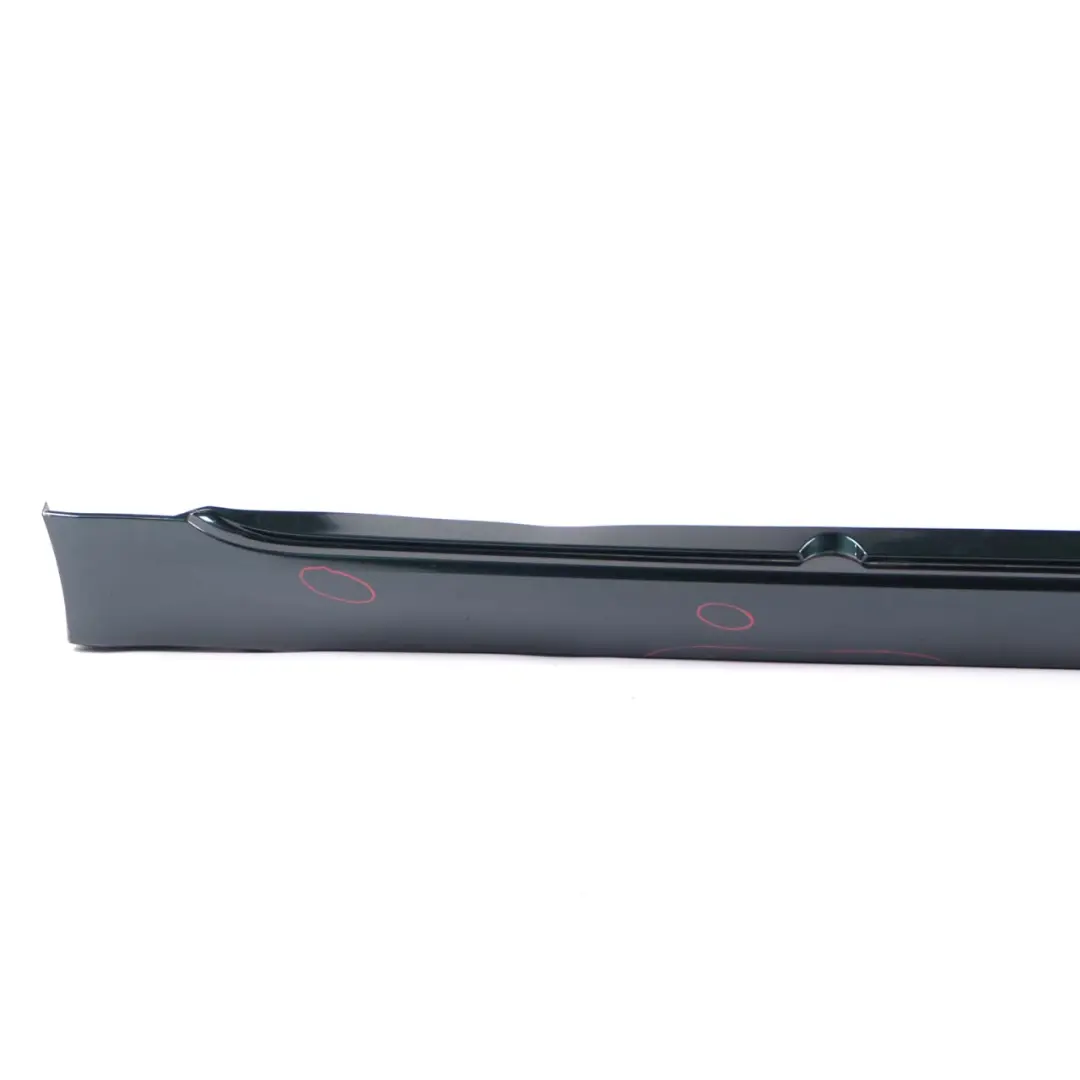 BMW 5 E60 E61 LCI Right O/S Door Sill Cover Side Skirt Tiefgruen Deep Green A43 - SKU 0422465-TG1 - Part number 0422465