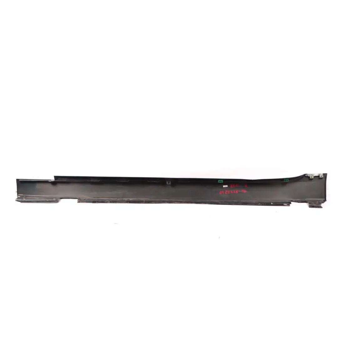 BMW 5 E60 E61 LCI Right O/S Door Sill Cover Side Skirt Tiefgruen Deep Green A43 - SKU 0422465-TG1 - Part number 0422465