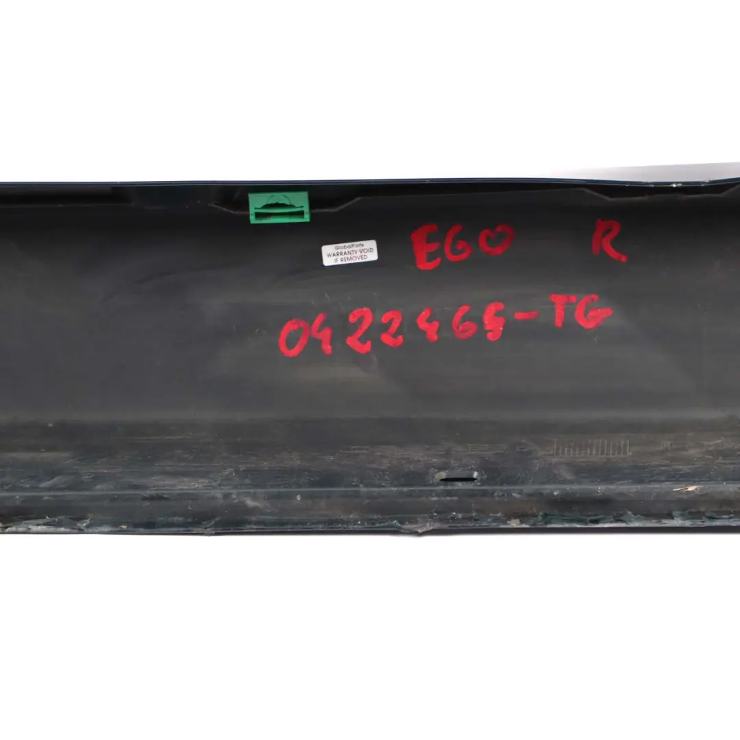 BMW 5 E60 E61 LCI Right O/S Door Sill Cover Side Skirt Tiefgruen Deep Green A43 - SKU 0422465-TG1 - Part number 0422465