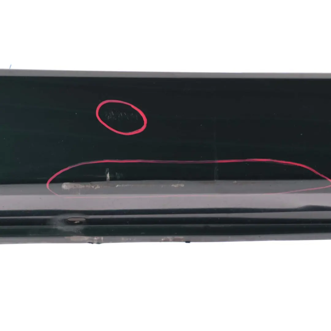 BMW 5 E60 E61 LCI Right O/S Door Sill Cover Side Skirt Tiefgruen Deep Green A43 - SKU 0422465-TG1 - Part number 0422465