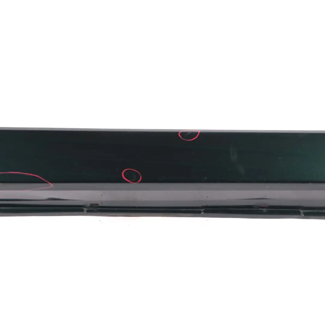 BMW 5 E60 E61 LCI Right O/S Door Sill Cover Side Skirt Tiefgruen Deep Green A43 - SKU 0422465-TG1 - Part number 0422465