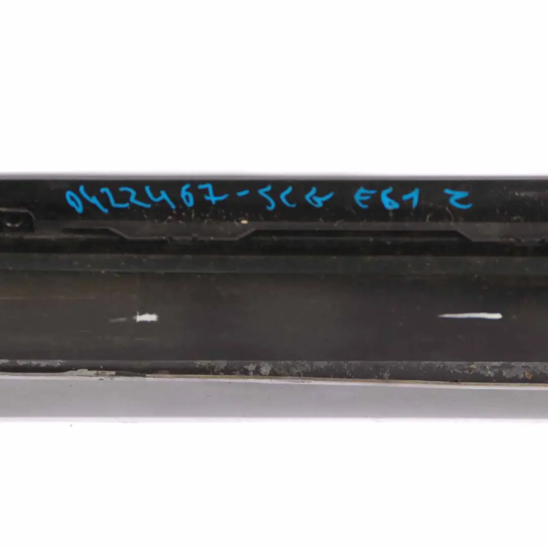Side Skirt BMW E60 E61 LCI Right O/S Door Sill Cover Spacegrau Grey Metallic A52 to with Part number 0422467 Side Skirt BMW E60 E61 LCI Right O/S Door Sill Cover Spacegrau Grey Metallic A52 - SKU 0422467-SCG - Part number 0422467