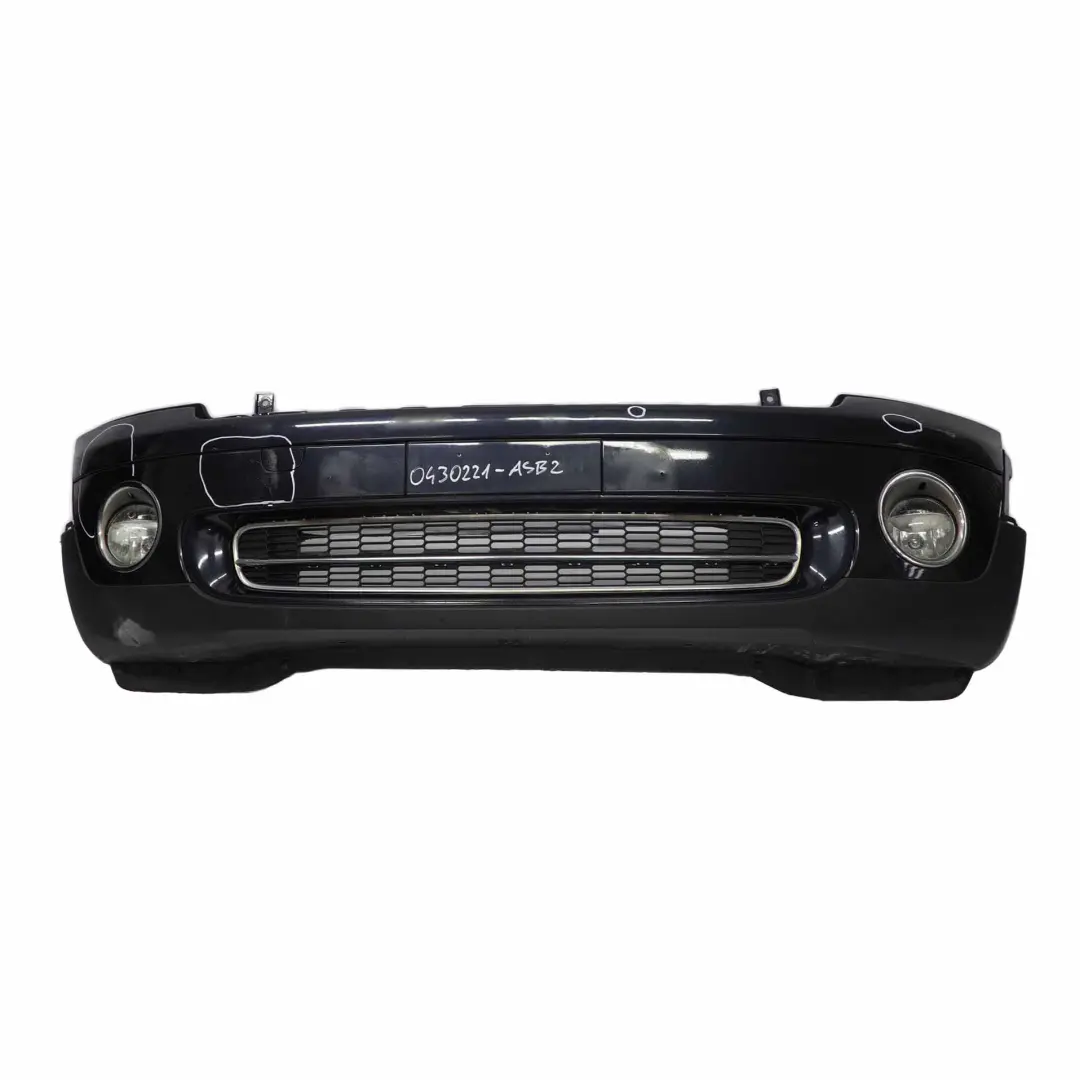 Bumper Front Mini R55 R56 Complete Trim Panel Astro Black Metallic - A25 to with Part number 0430221 Bumper Front Mini R55 R56 Complete Trim Panel Astro Black Metallic - A25 - SKU 0430221-ASB2 - Part number 0430221
