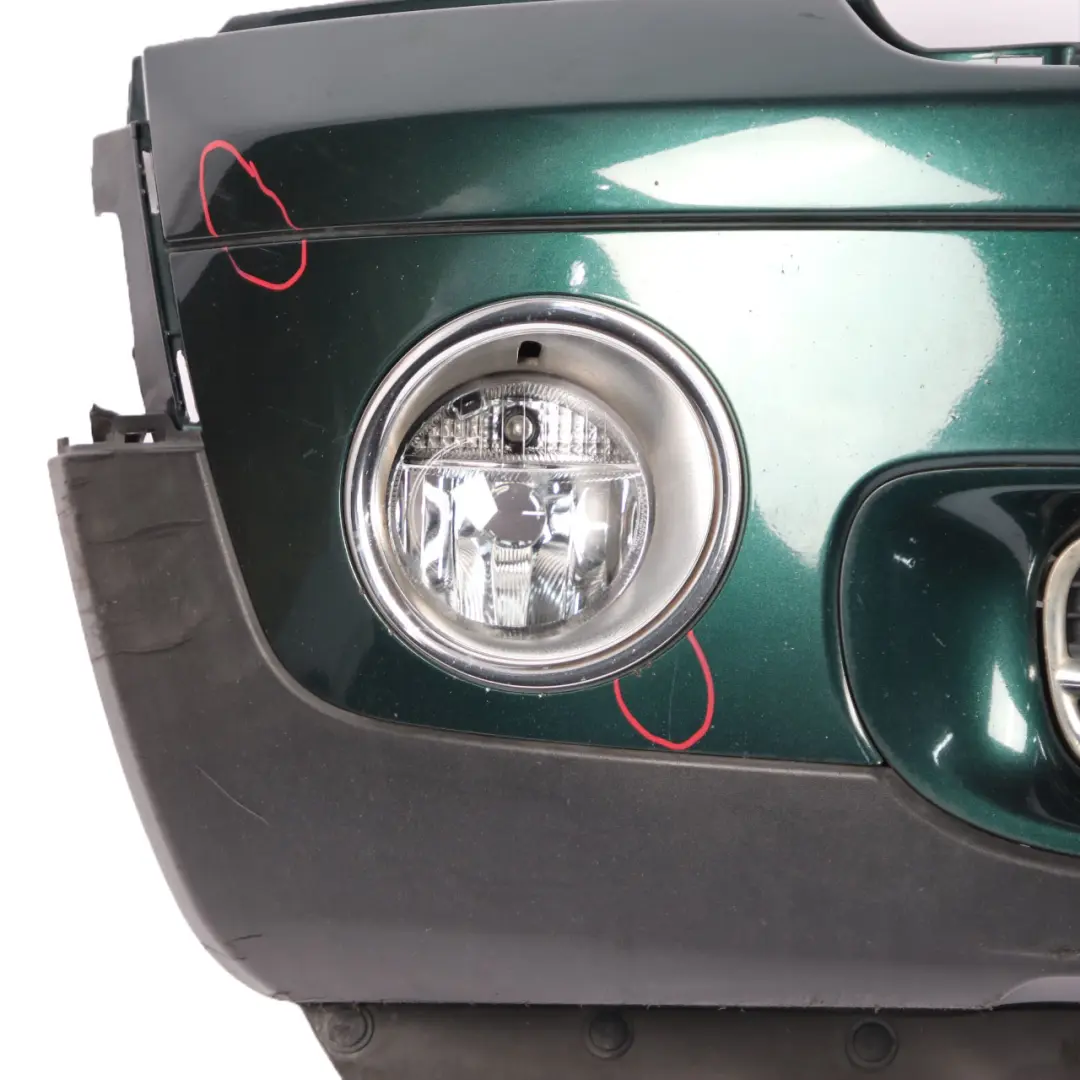 Mini R55 R56 Complete Front Bumper Trim Panel British Racing Green - A67 - SKU 0430221-BRG - Part number 0430221