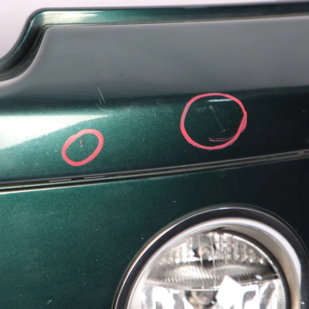 Mini R55 R56 Complete Front Bumper Trim Panel British Racing Green - A67 - SKU 0430221-BRG - Part number 0430221