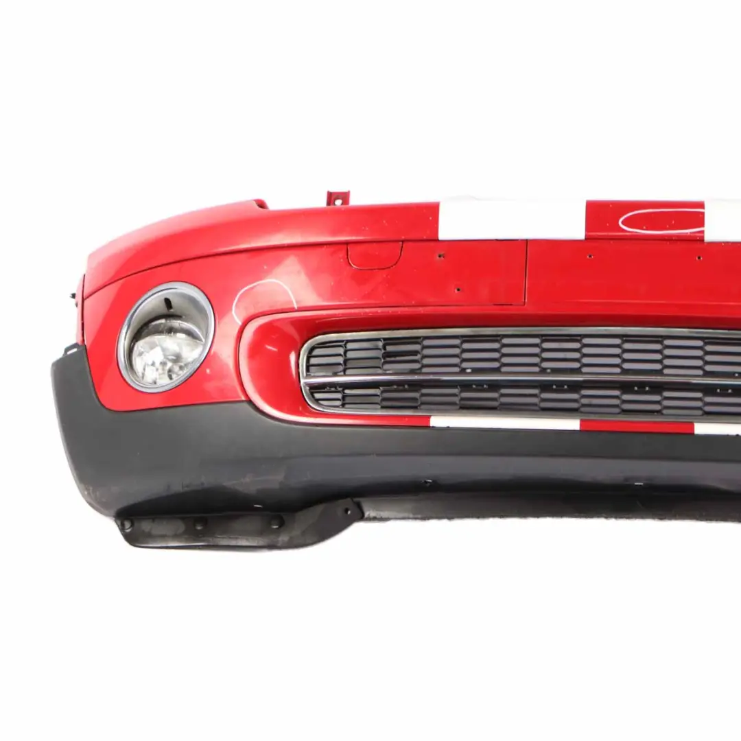 Mini Cooper R55 R56 Complete Front Bumper Trim Panel Chili Red - 851 - SKU 0430221-CHRED1 - Part number 0430221