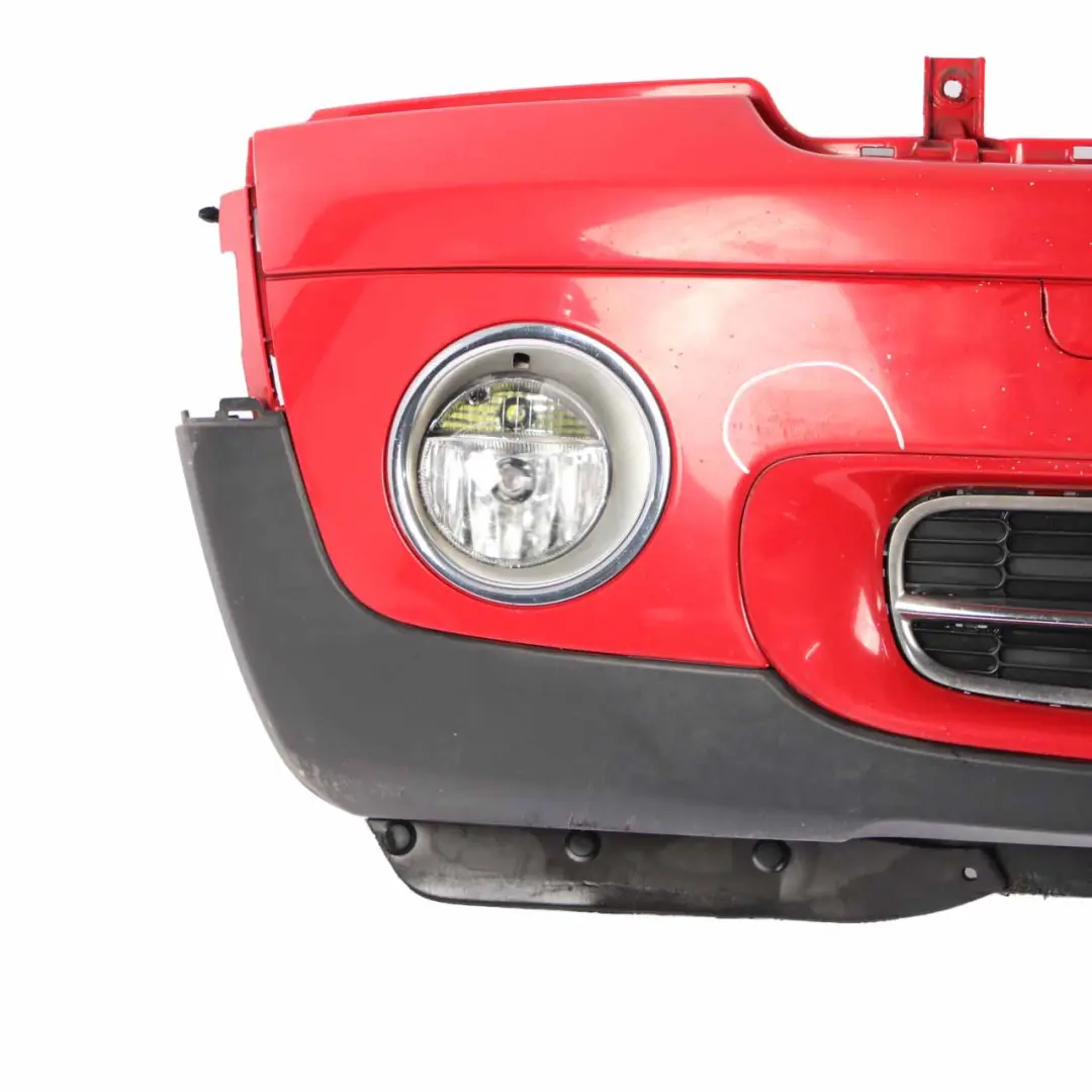 Mini Cooper R55 R56 Complete Front Bumper Trim Panel Chili Red - 851 - SKU 0430221-CHRED1 - Part number 0430221
