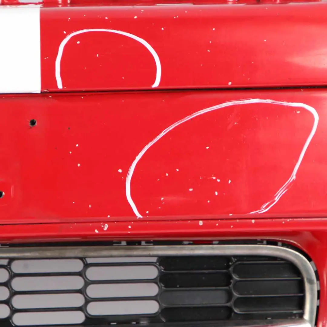 Mini Cooper R55 R56 Complete Front Bumper Trim Panel Chili Red - 851 - SKU 0430221-CHRED1 - Part number 0430221