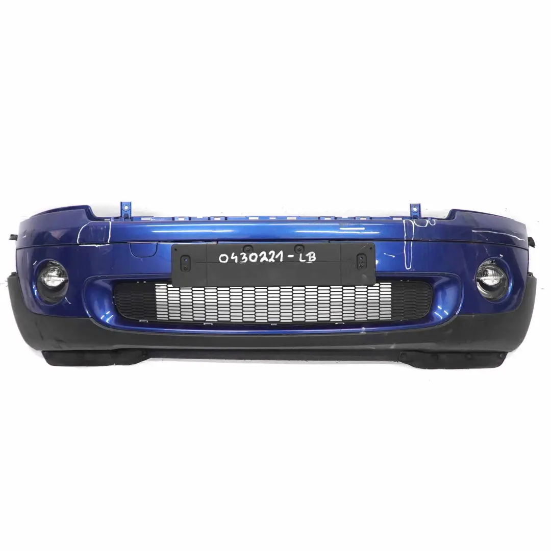 Front Bumper Trim Panel Lightning Blue Metallic - A63 to Mini R55 R56 with Part number 0430221 Mini R55 R56 Front Bumper Trim Panel Lightning Blue Metallic - A63 - SKU 0430221-LB - Part number 0430221