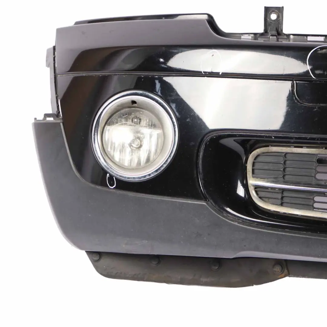 Mini R55 R56 Complete Front Bumper Trim Panel Midnight Black - A94 - SKU 0430221-MNB - Part number 0430221