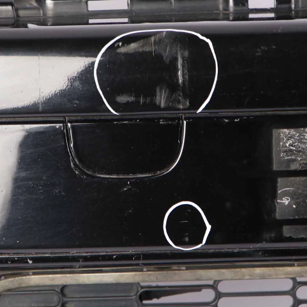 Mini R55 R56 Complete Front Bumper Trim Panel Midnight Black - A94 - SKU 0430221-MNB - Part number 0430221