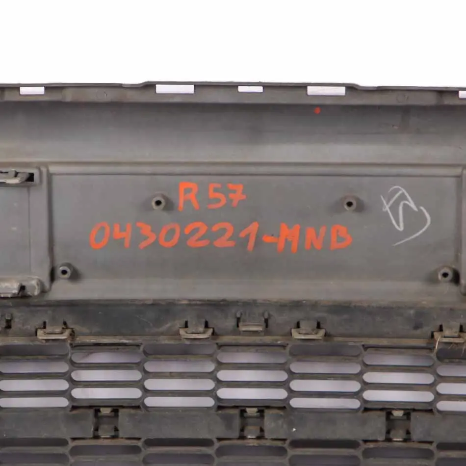 Complete Front Bumper Trim Panel Midnight Black - A94 to Mini R55 R56 with Part number 0430221 Mini R55 R56 Complete Front Bumper Trim Panel Midnight Black - A94 - SKU 0430221-MNB - Part number 0430221