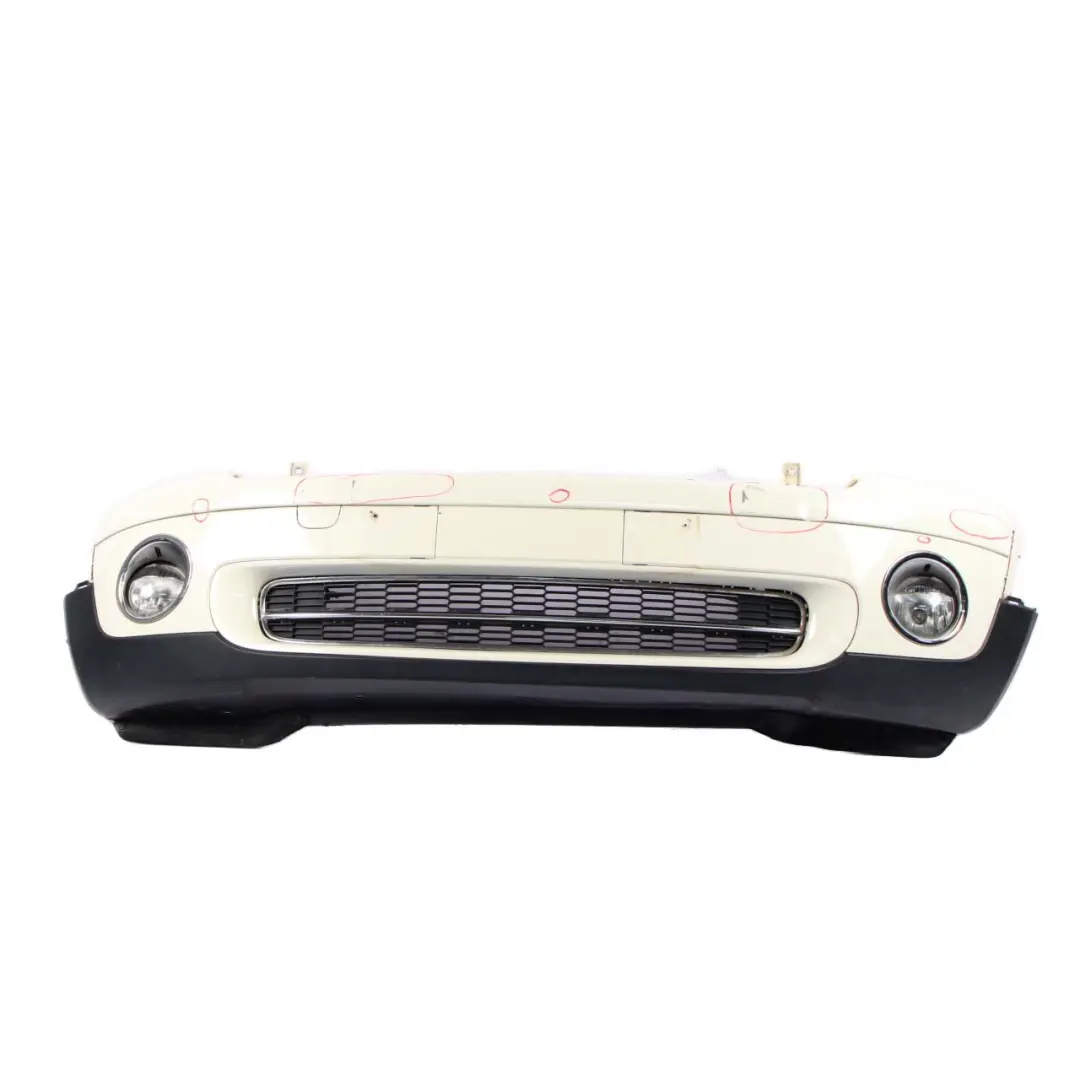 Front Bumper Complete Trim Panel Pepper White - 850 to Mini R55 R56 with Part number 0430221 Mini R55 R56 Front Bumper Complete Trim Panel Pepper White - 850 - SKU 0430221-PW2 - Part number 0430221