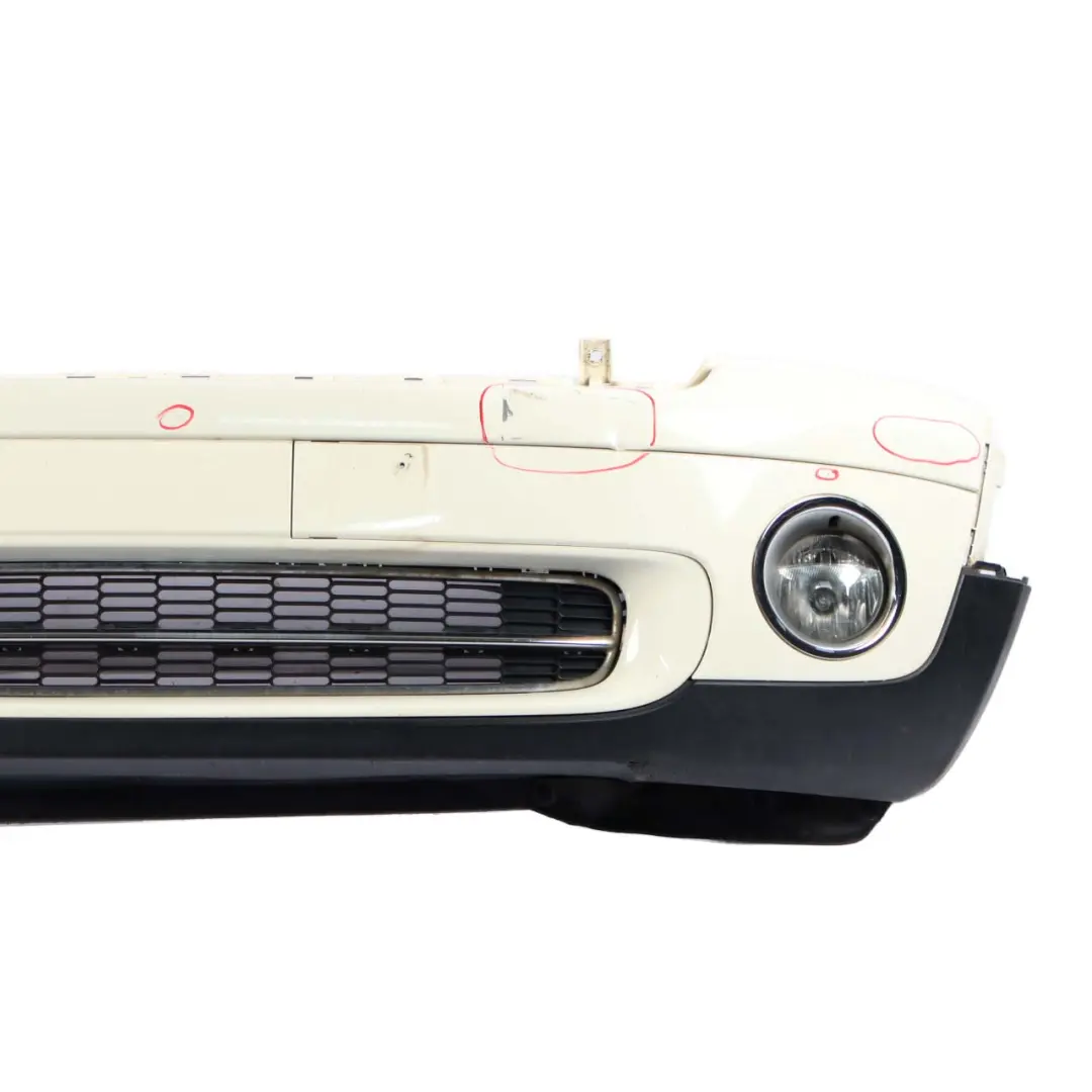 Front Bumper Complete Trim Panel Pepper White - 850 to Mini R55 R56 with Part number 0430221 Mini R55 R56 Front Bumper Complete Trim Panel Pepper White - 850 - SKU 0430221-PW2 - Part number 0430221