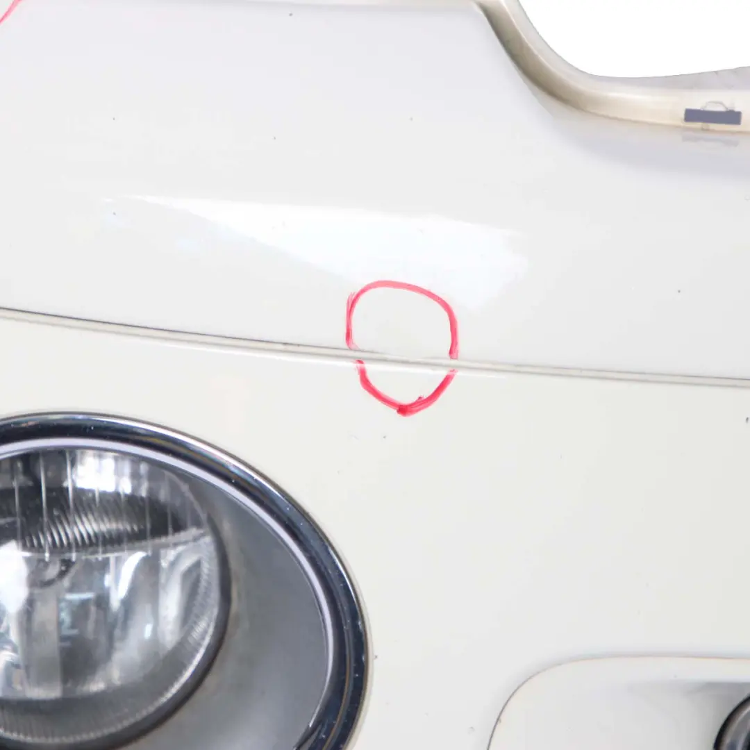 Front Bumper Complete Trim Panel Pepper White - 850 to Mini R55 R56 with Part number 0430221 Mini R55 R56 Front Bumper Complete Trim Panel Pepper White - 850 - SKU 0430221-PW2 - Part number 0430221