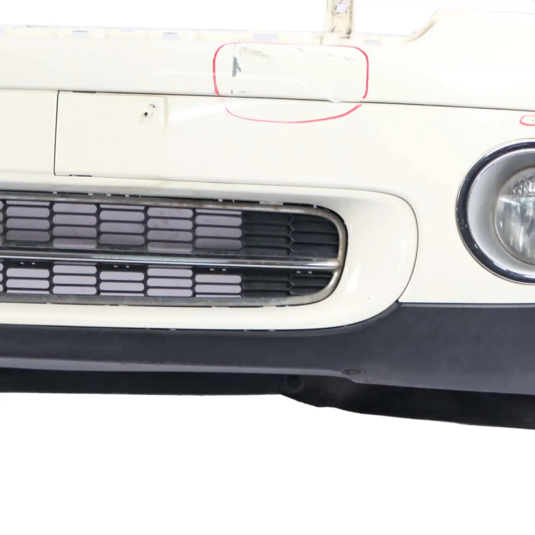 Mini R55 R56 Front Bumper Complete Trim Panel Pepper White - 850 - SKU 0430221-PW2 - Part number 0430221