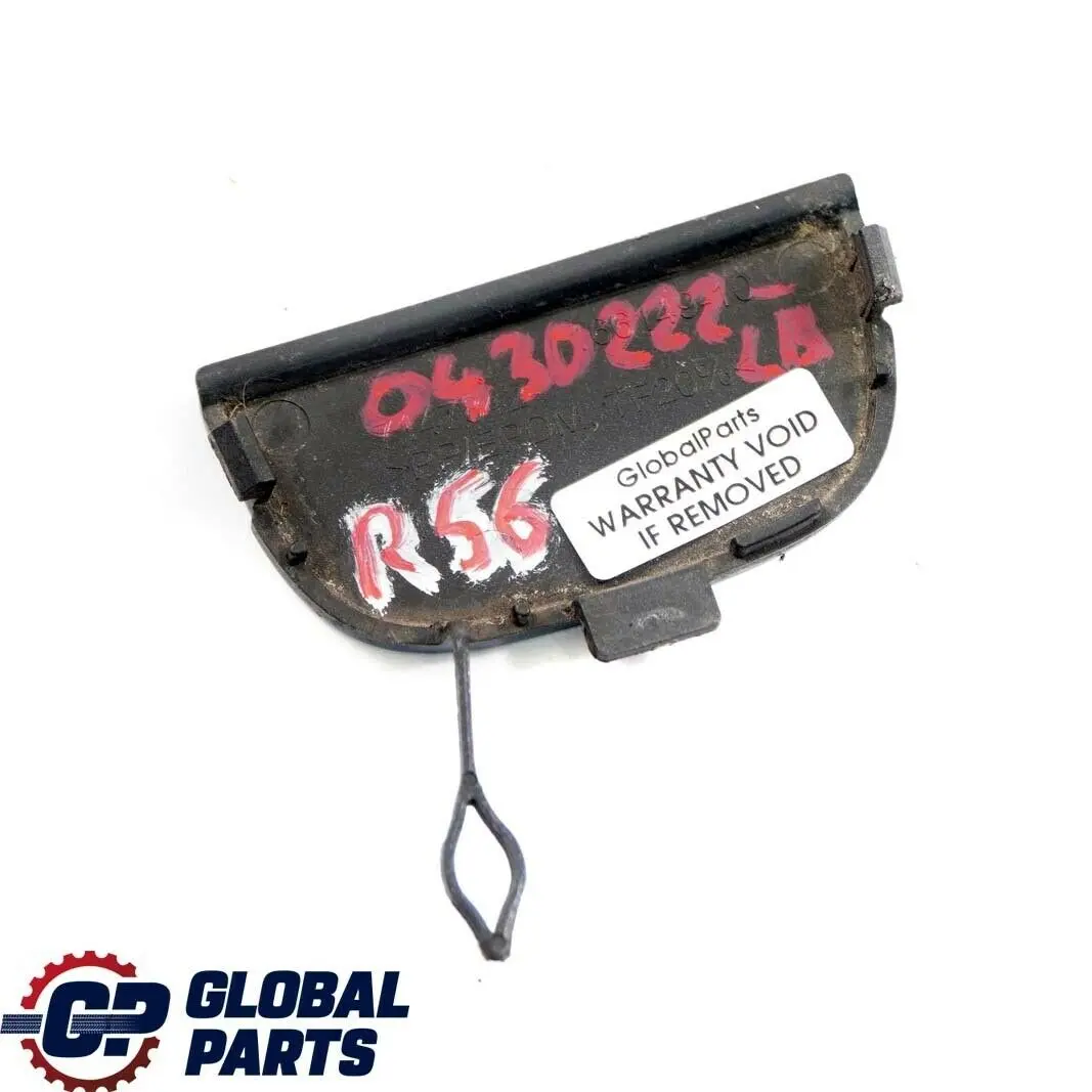 Flap Towing Eye Front Bumper Lightning Blue A63 to Mini R55 R56 R57 Cover with Part number 7147842 Mini R55 R56 R57 Cover Flap Towing Eye Front Bumper Lightning Blue A63 - SKU 0430222-LB - Part number 7147842