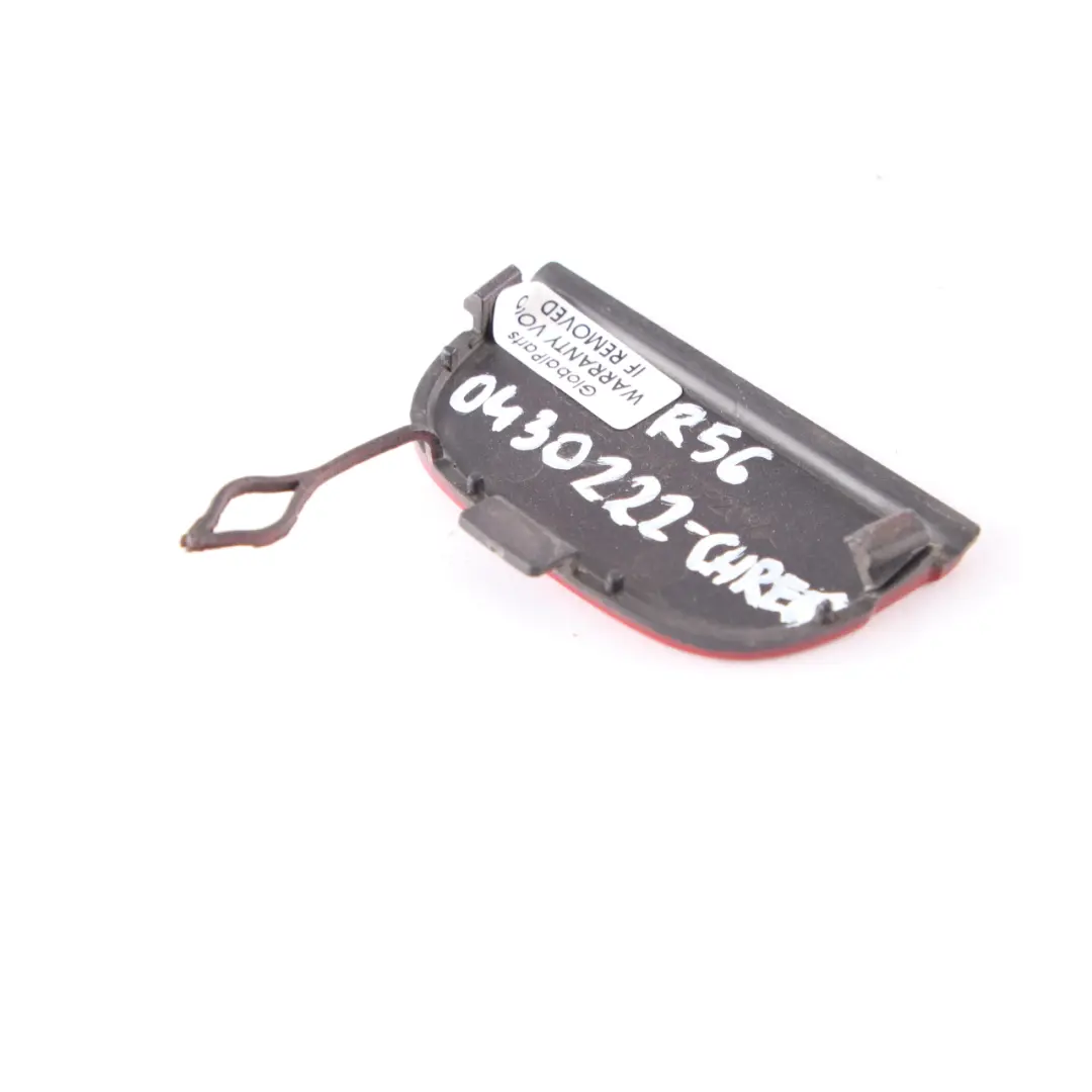 Mini R55 R56 Stoßfängerklappe Abdeckung Abschleppöse vorne Chili Rot 7147842 - SKU 0430222-CHRED - Teilenummer 0430222