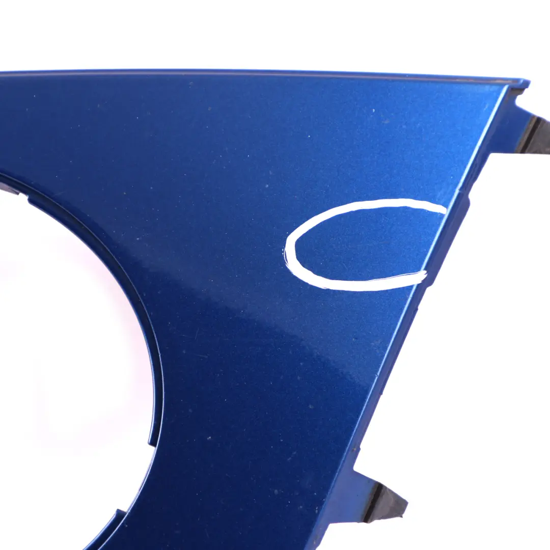 Mini Cooper 1 R55 R56 Front Bumper Trim Panel Left N/S Lightning Blue 2753657 - SKU 0430223-LB1 - Part number 0430223