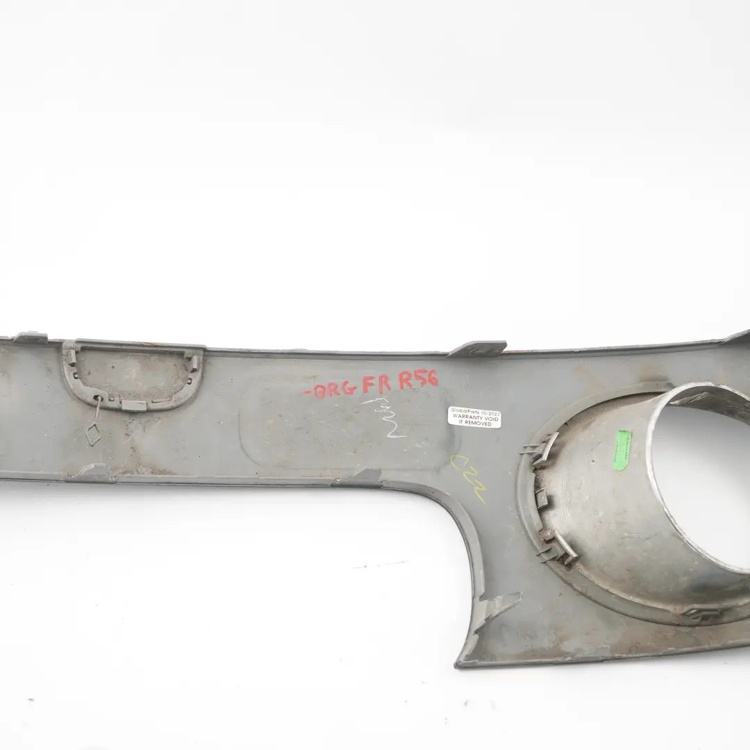 Front Bumper Trim Panel Right O/S British Racing Green A67 2751562 to Mini R55 R56 with Part number 0430224 Mini R55 R56 Front Bumper Trim Panel Right O/S British Racing Green A67 2751562 - SKU 0430224-BRG - Part number 0430224