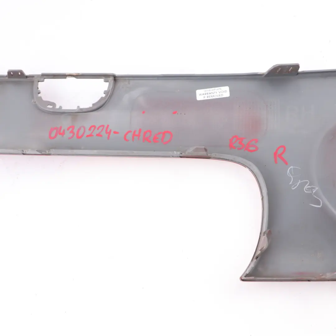 Mini Cooper R55 R56 Front Bumper Trim Panel Right O/S Chili Red - 851 2751562 - SKU 0430224-CHRED - Part number 0430224