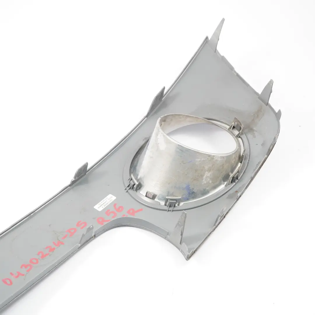 Mini R55 R56 Stoßstange Blende Vorne Rechts Dark Silver Silber 871 2751562 - SKU 0430224-DS - Teilenummer 0430224