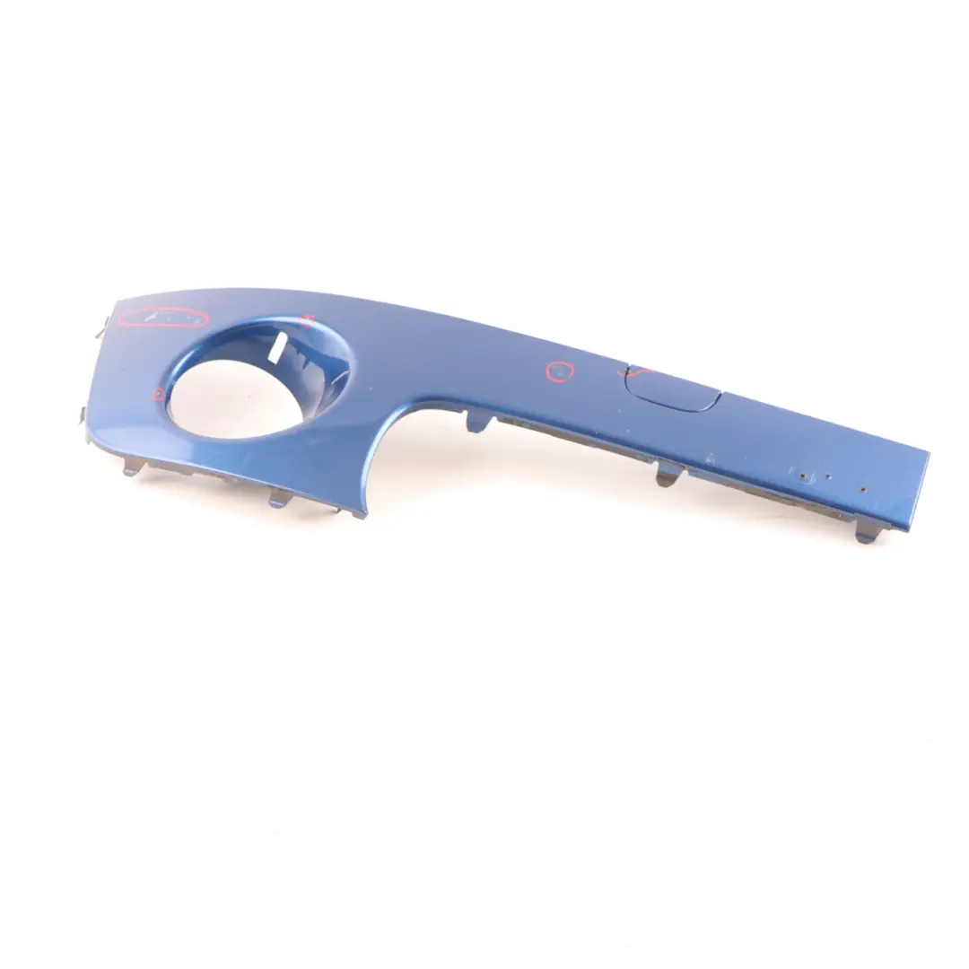 Frontstoßstange Trim Panel rechts Lightning Blue 2751562 für Mini Cooper One R55 R56 mit Teilenummer 0430224 Mini Cooper One R55 R56 Frontstoßstange Trim Panel rechts Lightning Blue 2751562 - SKU 0430224-LB1 - Teilenummer 0430224