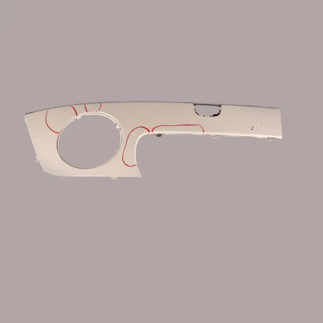 Front Bumper Panel Trim Right O/S Pepper White 2753658 to Mini Cooper R55 R56 with Part number 0430224 Mini Cooper R55 R56 Front Bumper Panel Trim Right O/S Pepper White 2753658 - SKU 0430224-PW1 - Part number 0430224