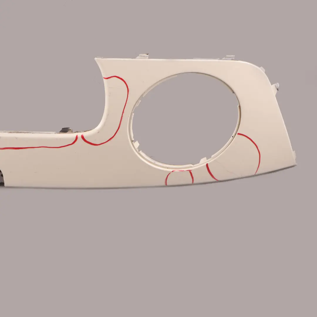 Mini Cooper R55 R56 Front Bumper Panel Trim Right O/S Pepper White 2753658 - SKU 0430224-PW1 - Part number 0430224