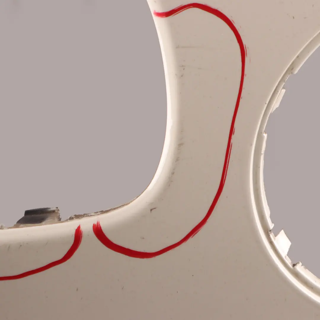 Mini Cooper R55 R56 Front Bumper Panel Trim Right O/S Pepper White 2753658 - SKU 0430224-PW1 - Part number 0430224