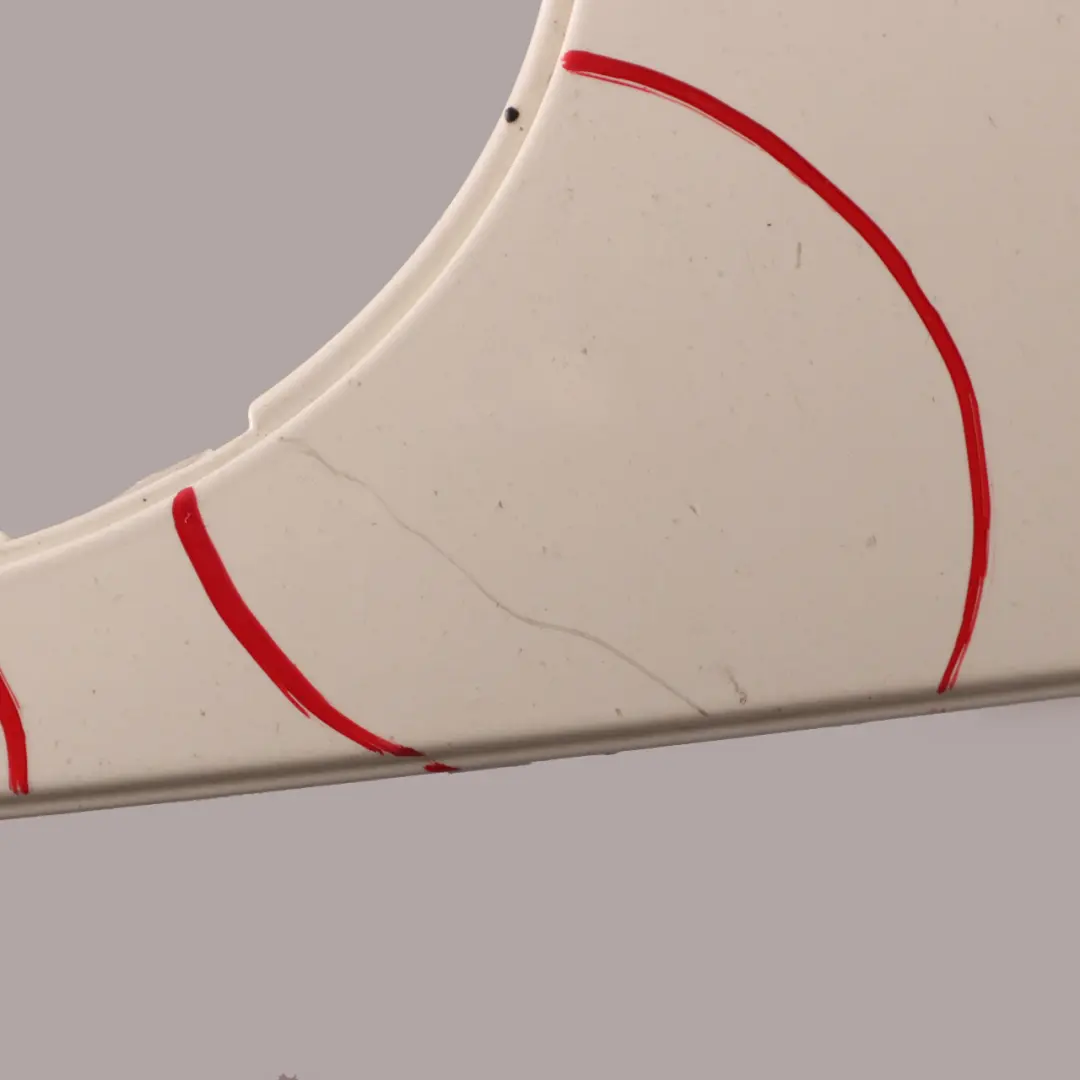 Mini Cooper R55 R56 Front Bumper Panel Trim Right O/S Pepper White 2753658 - SKU 0430224-PW1 - Part number 0430224
