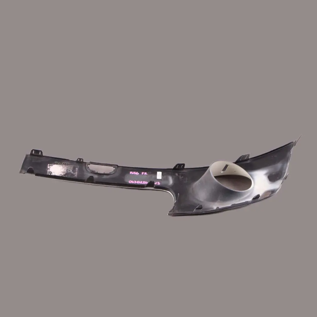 Mini R55 R56 Frontstoßstangen Verkleidung Zierleiste Rechts Pfefferweiß 850 - SKU 0430224-PW3 - Teilenummer 0430224