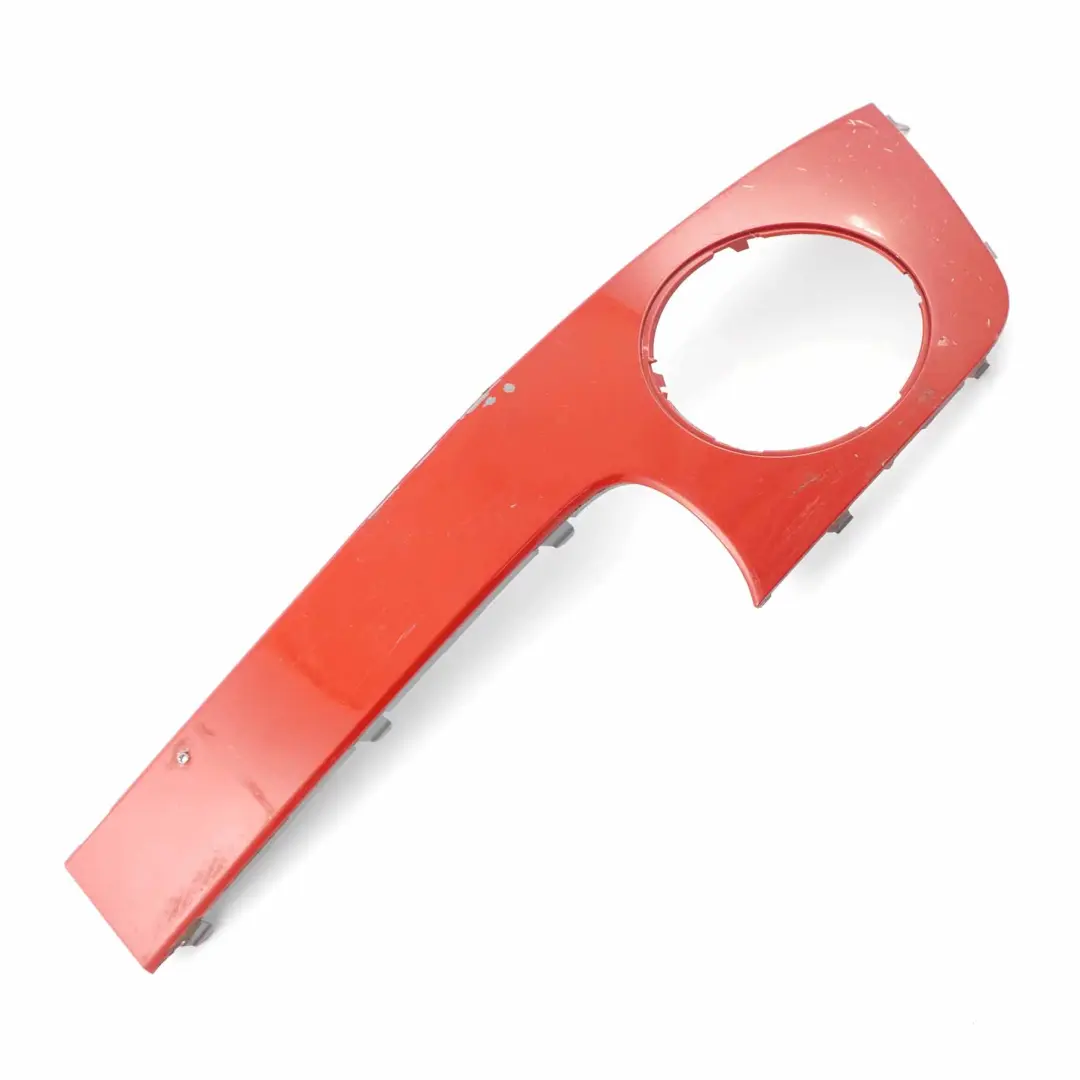 Mini R55 R56 R57 Embellecedor Parachoques Delantero Izquierdo Chili Rojo - 851 - SKU 0430225-CHRED1 - Número de pieza 0430225