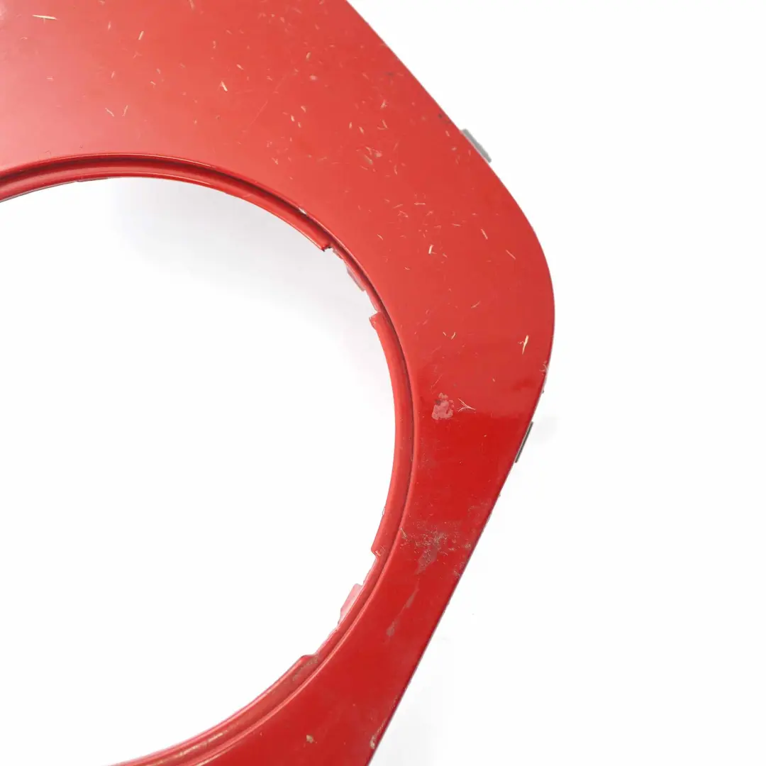 Mini R55 R56 R57 Embellecedor Parachoques Delantero Izquierdo Chili Rojo - 851 - SKU 0430225-CHRED1 - Número de pieza 0430225
