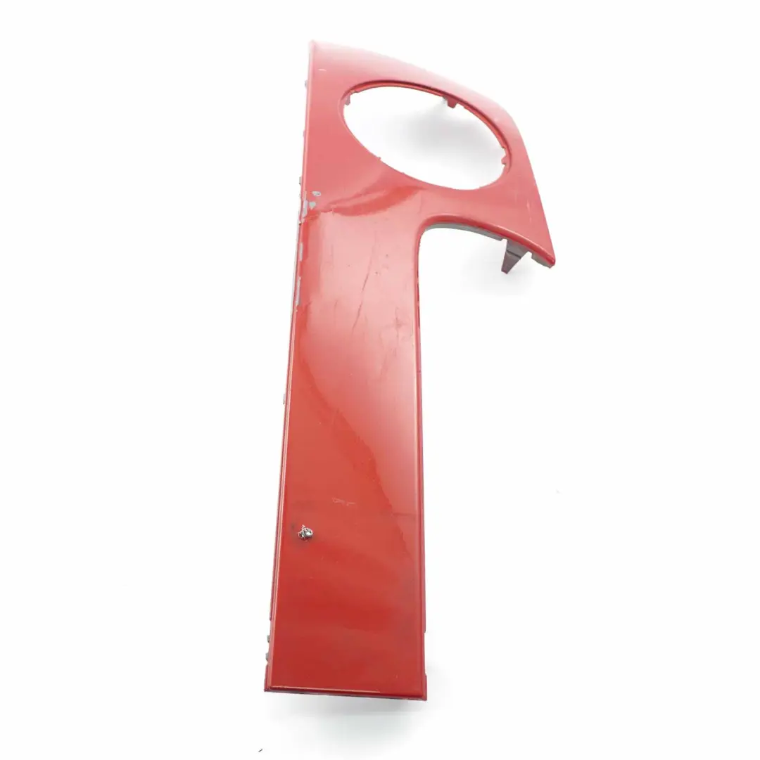 Mini R55 R56 R57 Embellecedor Parachoques Delantero Izquierdo Chili Rojo - 851 - SKU 0430225-CHRED1 - Número de pieza 0430225