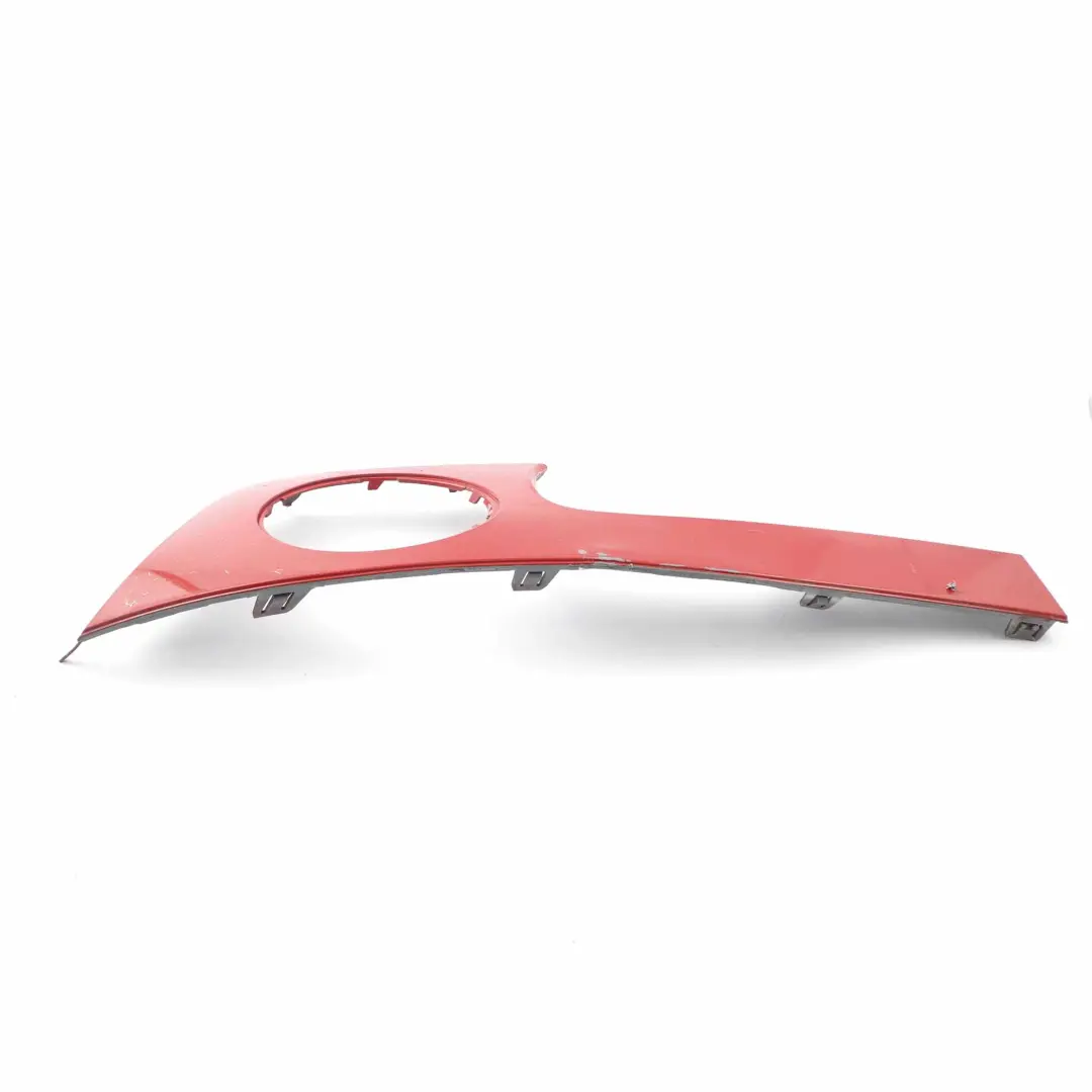 Mini R55 R56 R57 Embellecedor Parachoques Delantero Izquierdo Chili Rojo - 851 - SKU 0430225-CHRED1 - Número de pieza 0430225