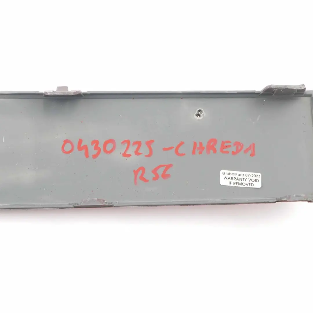 Embellecedor Parachoques Delantero Izquierdo Chili Rojo - 851 para Mini R55 R56 R57 con número de pieza 0430225 Mini R55 R56 R57 Embellecedor Parachoques Delantero Izquierdo Chili Rojo - 851 - SKU 0430225-CHRED1 - Número de pieza 0430225